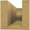 Ekena Millwork 4in. W x 4in. H x 12in. L Greensboro Woodgrain TimberThane Rafter Tail, Primed Tan RFTUR04X04X12GRNRCPR - alternate 3